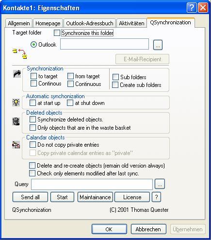 QSynchronization Screenshot